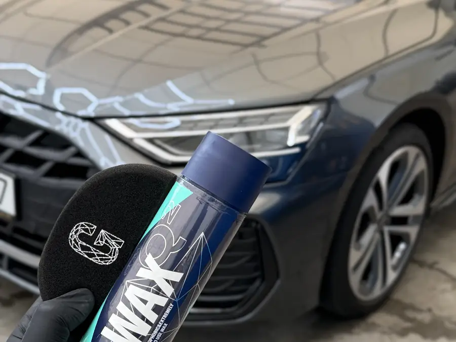 Preparat woskowy przy zabezpieczonym Audi
